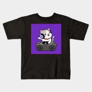 Cat DJ Kids T-Shirt